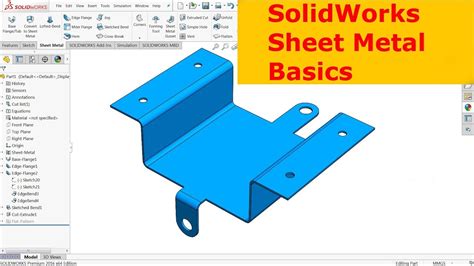 amke an extruded part into a sheet metal in solidworks|solid work to sheet metal converter.